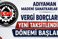 📢 ESNAF VE SANATKÂRLARIMIZIN DİKKATİNE